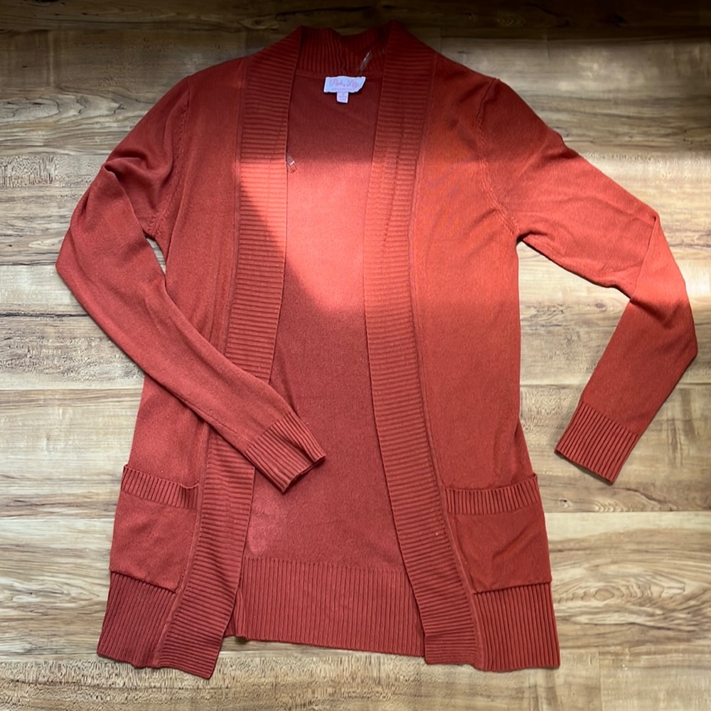 Pink Lily Boutique Rust Cardigan
